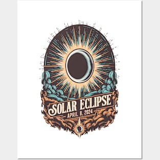 Solar Eclipse April 8 2024 Posters and Art